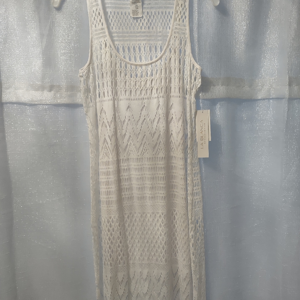 La Blanca dress/ bathing suit cover-up